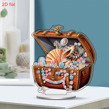 Load image into Gallery viewer, 2D Flat Pearl Treasure Box DIY Diamond Painting Desktop Ornaments Kit Home Decor