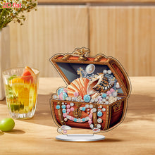 Load image into Gallery viewer, 2D Flat Pearl Treasure Box DIY Diamond Painting Desktop Ornaments Kit Home Decor