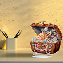 Load image into Gallery viewer, 2D Flat Pearl Treasure Box DIY Diamond Painting Desktop Ornaments Kit Home Decor