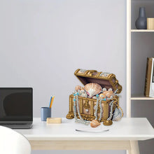 Load image into Gallery viewer, 2D Flat Pearl Treasure Box DIY Diamond Painting Desktop Ornaments Kit Home Decor