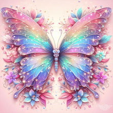 Load image into Gallery viewer, Dreamy Butterfly 30*30CM(Canvas) Full Round Drill Diamond Painting