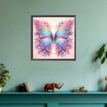 Load image into Gallery viewer, Dreamy Butterfly 30*30CM(Canvas) Full Round Drill Diamond Painting