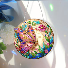 Load image into Gallery viewer, Sun Catcher 5D Diamond Painting Dots Pendant for Office Decor (Butterfly)
