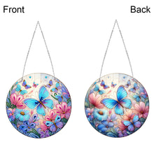 Load image into Gallery viewer, Sun Catcher 5D Diamond Painting Dots Pendant for Office Decor (Butterfly)