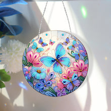 Load image into Gallery viewer, Sun Catcher 5D Diamond Painting Dots Pendant for Office Decor (Butterfly)