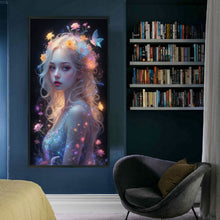 Load image into Gallery viewer, Yishu - Flower Girl - 40*70CM 11CT 3 Stamped Cross Stitch