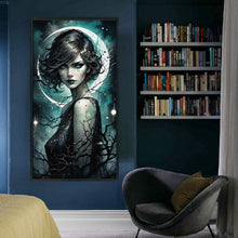 Load image into Gallery viewer, Yishu - Dark Woman - 40*75CM 11CT 3 Stamped Cross Stitch