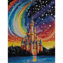 Load image into Gallery viewer, Joy Sunday - Starry Sky Castle - 55*71CM 14CT 2 Stamped Cross Stitch