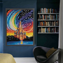 Load image into Gallery viewer, Joy Sunday - Starry Sky Castle - 55*71CM 14CT 2 Stamped Cross Stitch