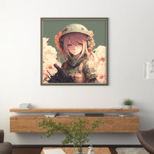 Load image into Gallery viewer, Yishu - Woman Warrior - 50*50CM 11CT 3 Stamped Cross Stitch