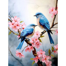 Load image into Gallery viewer, Bluebird 30*40CM(Canvas) Full Round Drill Diamond Painting