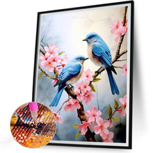 Load image into Gallery viewer, Bluebird 30*40CM(Canvas) Full Round Drill Diamond Painting