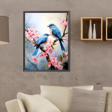 Load image into Gallery viewer, Bluebird 30*40CM(Canvas) Full Round Drill Diamond Painting