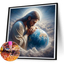 Load image into Gallery viewer, Earth And Jesus 30*30CM(Canvas) Full Round Drill Diamond Painting