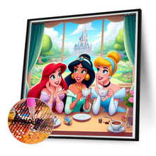 Load image into Gallery viewer, Three Princesses 50*50CM(Canvas) Full Round Drill Diamond Painting