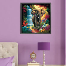 Load image into Gallery viewer, Elephant 50*50CM(Canvas) Full Round Drill Diamond Painting