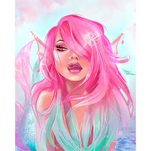 Load image into Gallery viewer, Painted Pink Mermaid 40*50CM(Canvas) Full Square Drill Diamond Painting