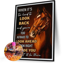 Load image into Gallery viewer, Horse-Letter 30*40CM(Canvas) Full Round Drill Diamond Painting
