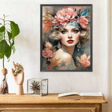 Load image into Gallery viewer, Noblewoman-Woman 30*40CM(Canvas) Full Round Drill Diamond Painting