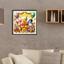 Load image into Gallery viewer, Winnie The Pooh 35*35CM(Canvas) Full Round Drill Diamond Painting