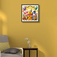 Load image into Gallery viewer, Winnie The Pooh 35*35CM(Canvas) Full Round Drill Diamond Painting