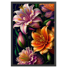 Load image into Gallery viewer, Huancan - Lily - 35*50CM 14CT 2 Stamped Cross Stitch