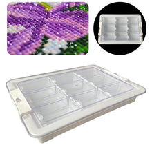 Load image into Gallery viewer, 9 Grids Clear Diamond Painting Storage Containers for Beads Art DIY Crafts