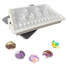 Load image into Gallery viewer, 21 Grids Clear Diamond Painting Storage Containers for Beads Art DIY Crafts