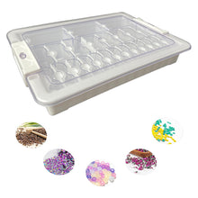 Load image into Gallery viewer, 24 Grids Clear Diamond Painting Storage Containers for Beads Art DIY Crafts
