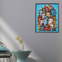 Load image into Gallery viewer, Crowded Town 40*50CM(Picture) Full Round Drill Diamond Painting