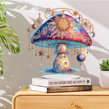 Load image into Gallery viewer, Mushroom Handmade Diamond Art Tabletop Decor Home Office Decor (Sun Mushroom)