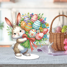 Load image into Gallery viewer, Special Shaped 5D Easter Egg Rabbit Diamond Art Tabletop Decor Home Office Decor