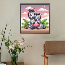 Load image into Gallery viewer, Zebra 30*30CM(Canvas) Full Round Drill Diamond Painting
