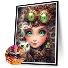Load image into Gallery viewer, Punk Girl 40*55CM(Picture) Full Round Drill Diamond Painting
