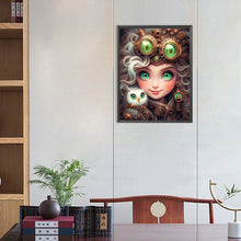 Load image into Gallery viewer, Punk Girl 40*55CM(Picture) Full Round Drill Diamond Painting