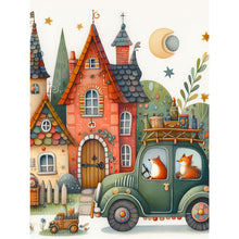 Load image into Gallery viewer, Yishu - Birds On The Roof - 50*65CM 11CT 3 Stamped Cross Stitch