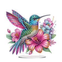 Load image into Gallery viewer, 2D Flat Hummingbird DIY 5D DIY Diamond Art Tabletop Decorations for Office Decor