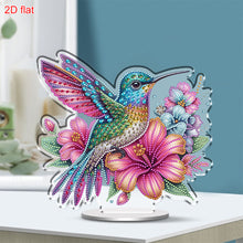 Load image into Gallery viewer, 2D Flat Hummingbird DIY 5D DIY Diamond Art Tabletop Decorations for Office Decor