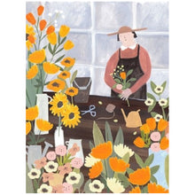 Load image into Gallery viewer, Huancan - A Small Flower Shop - 45*60CM 11CT 3 Stamped Cross Stitch