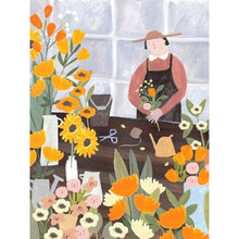 Load image into Gallery viewer, Huancan - A Small Flower Shop - 45*60CM 11CT 3 Stamped Cross Stitch