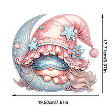 Load image into Gallery viewer, Special Shape Gnome Desktop Diamond Art Kits for Adults Beginner (Gnome on Moon)