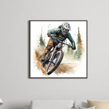 Load image into Gallery viewer, Motorcycle Boy 30*30CM(Canvas) Full Round Drill Diamond Painting