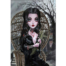 Load image into Gallery viewer, Yishu - Mysterious Woman - 50*70CM 11CT 3 Stamped Cross Stitch