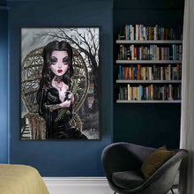 Load image into Gallery viewer, Yishu - Mysterious Woman - 50*70CM 11CT 3 Stamped Cross Stitch