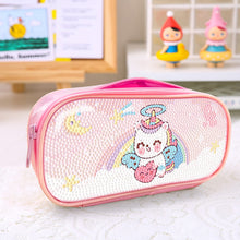Load image into Gallery viewer, Cartoon Unicorn Round DIY Diamond Painting Stationery Box Students Pencil Case