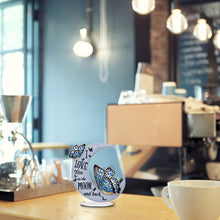 Load image into Gallery viewer, Singl-Side Acrylic Butterfly Moon Desktop Diamond Art Kits for Home Office Decor