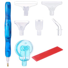 Load image into Gallery viewer, Diamond Painting Pen with 5 Drill Pen Picking Heads and 1 Clay (Deep Blue)