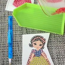 Load image into Gallery viewer, Diamond Painting Pen with 5 Drill Pen Picking Heads and 1 Clay (Deep Blue)