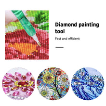 Load image into Gallery viewer, Diamond Painting Pen Kit with 5 Drill Pen Picking Heads and 1 Clay (Green)