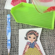 Load image into Gallery viewer, Diamond Painting Pen with 5 Drill Pen Picking Heads and 1 Clay (Sky Blue)